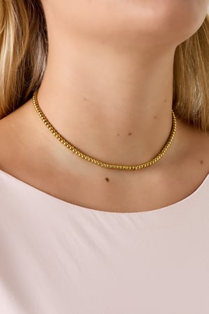Massive Perlenkette - 4mm h5 Bild2